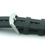 Offshore Tactical Diving Reversible Silicon Dive Strap Band Black 20mm, 115/75