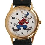 Pedre Classic Unisex Gold-Tone Disney Goofy Watch. Ships Free!