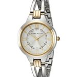 Anne Klein Women’s AK/1441SVTT Two-Tone Open Bangle Watch