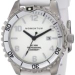 Momentum Women’s 1M-DV07WS1W M1 Stainless Steel Watch with White Rubber Band