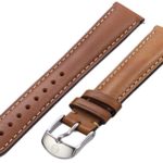 MICHELE MS16AA270216 16mm Leather Calfskin Brown Watch Strap