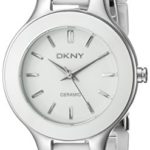 DKNY Ceramic Bracelet Mother-of-pearl Dial Women’s watch #NY4886