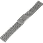 Hadley-Roma Men’s MB5168RTISQ22 22-mm Titanium Finish Stainless Steel WatchBracelet