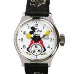 Pedre Unisex Strap Version Reproduction of the Original 1933 Mickey Mouse Watch