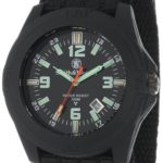 Smith & Wesson Men’s SWW-12T-R Soldier Tritium H3 Black Nylon Strap Watch