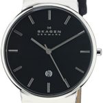 Skagen Men’s SKW6104 Ancher Black Leather Watch