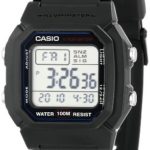 Casio Men’s W800H-1AV Classic Sport Watch with Black Band