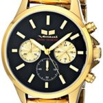 Vestal Unisex HEI3CM01 Heirloom Chrono Analog Display Analog Quartz Gold Watch