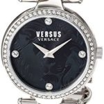 Versus by Versace Women’s ‘PARIS LIGHTS’ Quartz Stainless Steel Casual Watch, Color:Silver-Toned (Model: SGW060016)