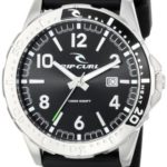 Rip Curl Men’s A2711 – BLK RAGLAN PU – BLACK Analog Display Quartz Black Watch