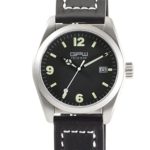 German Military Titanium Fieldwatch GPW Automatic. 200M W/R. Sapphire Crystal. Black Leatherstrap.