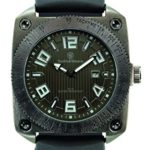 Smith & Wesson Men’s SWW-5900-BLK Flight Deck Black Rubber Strap Watch