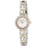 Bulova Women’s 98L212 Crystal Analog Display Quartz Two Tone Watch