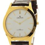 Croton Thin Gold Watch – White