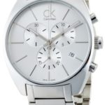 Calvin Klein Men’s K2F27126 Exchange Analog Display Swiss Quartz Silver Watch