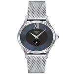 T1033101112300 Tissot Bella Ora Womens Watch Quartz Black Dial Stainless Steel