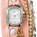 La Mer Collections Women’s LM7619 Chateau Tokyo Pink Leather Watch