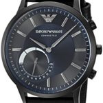 Emporio Armani Connected Hybrid Smartwatch Men’s ART3004 Black Leather
