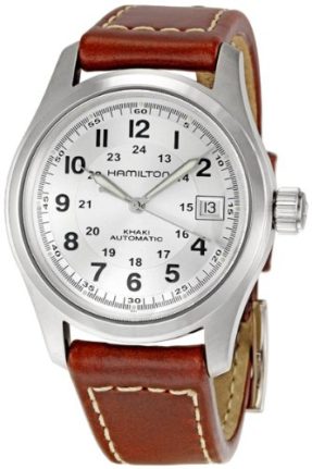 Hamilton Khaki Field Silver Dial Mens Watch H70455553