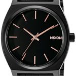 Nixon Men’s A045957 Time Teller Black Stainless Steel Bracelet Watch