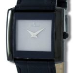 Le Chateau #7015L_GUN_GRY Women’s Divan Collection Gray Dial Leather Dress Watch