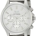 Vestal Unisex HEI3CM03 Heirloom Chrono Analog Display Analog Quartz Silver Watch