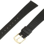 Hadley-Roma Men’s MSM700RA-180 18-mm Black Genuine Lizard Leather Watch Strap