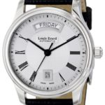Louis Erard Men’s 67258AA21.BDC08 “Heritage” Stainless Steel Watch with Leather Band