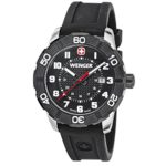 Wenger Roadster  Stainless Steel Watch with Silicone Strap