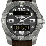 Breitling Aerospace Evo Brown Canvas Strap Men’s Watch E7936310/F562-108W