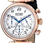 Ritmo Mundo Unisex 703/2 RG Black Corinthian Analog Display Quartz Black Watch