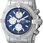 Breitling Men’s BTA1337111-C871SS Super Avenger II Analog Display Swiss Automatic Silver Watch