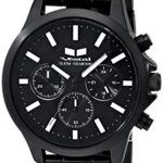 Vestal Unisex HEI3CM02 Heirloom Chrono Analog Display Analog Quartz Black Watch