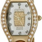 CROTON Women’s CN207534YLPV Analog Display Quartz Gold Watch