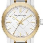 Burberry Silver Dial Two-tone Stainless Steel Ladies Watch BU9217