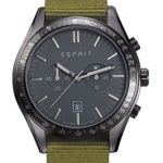 Esprit Watch TP10824 Nato Military Green – ES108241005-Green – Nylon-Round – 42 mm
