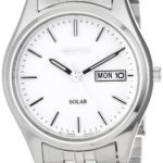 Seiko Men’s SNE031 Stainless Steel Solar-Powered Watch