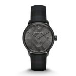Burberry Men’s BU10010 Check Stamped Round Dial Watch, 40mm
