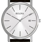 Bulova Men’s 96B104 Stainless Steel Dress Watch