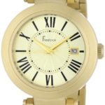 Freelook Women’s HA1234GM-3 Cortina Roman Numeral Matte Gold  Watch