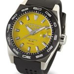 Locman Italy Men’s ‘Stealth 300 Metri’ Automatic Stainless Steel and Rubber Diving Watch, Color:Black (Model: 0215V2-0KYLNKS2K)