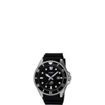 Casio Men’s Black Analog Anti Reverse Bezel Watch