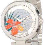 Versace Women’s I9Q99D1HI S099 Mystique Stainless Steel White Silver Sunray Dial Watch