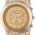 Geneva Women’s 2365-gold-GEN Gold-Tone “Boyfriend” Watch