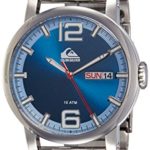 Quiksilver Men’s QS/1011DBSV THE SENTINEL Day/Date Function Silver-Tone Bracelet Watch