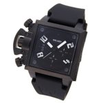 WELDER watch Quartz Chronograph Black ~ Black rubber K25B-4703