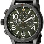 Nixon Men’s A4862069 48-20 Chrono Analog Display Japanese Quartz Grey Watch