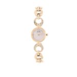 Titan Women’s 2444WM02 Raga Mother of Pearl Dial Gold Metal Strap Watch