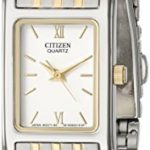 Citizen Women’s Two-Tone Stainless Steel Watch with White Dial