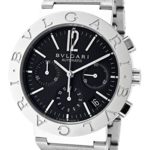 Men’s Bulgari Bulgari Mechanical/Automatic Chronograph Black Dial Stainless Steel